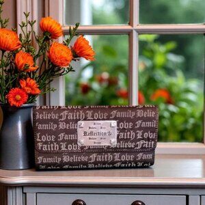 Reflections Love Faith Tri-Fold Wallet